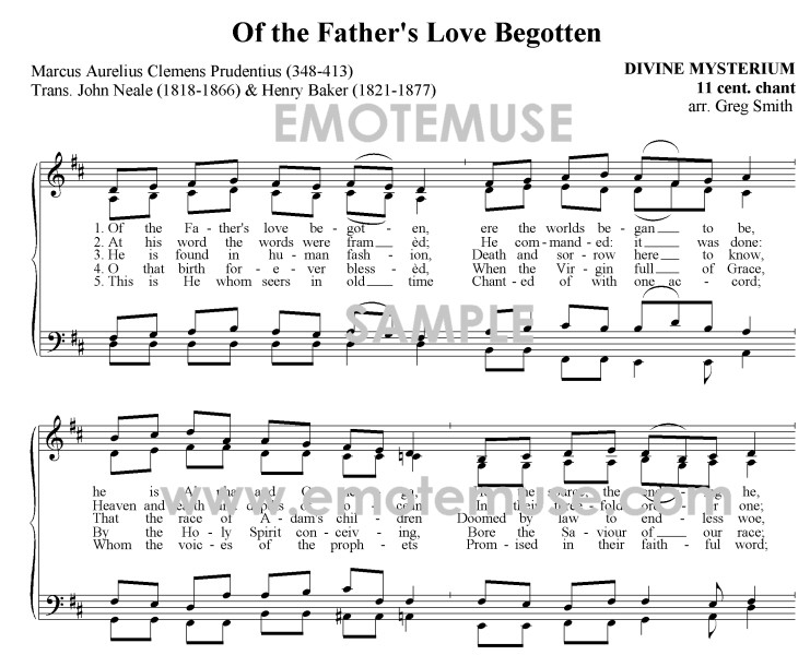 Of the Father's love begotten